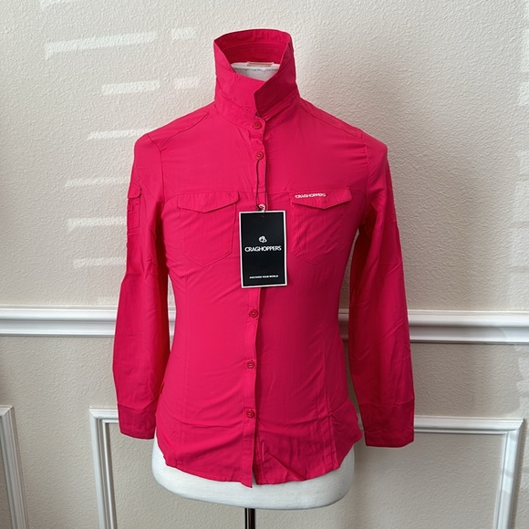 Craghoppers NOSILIFE ADVENTURE LONG SLEEVE SHIRT - Winter Rose - Picture 9 of 16